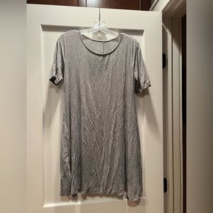 Grey t shirt dress